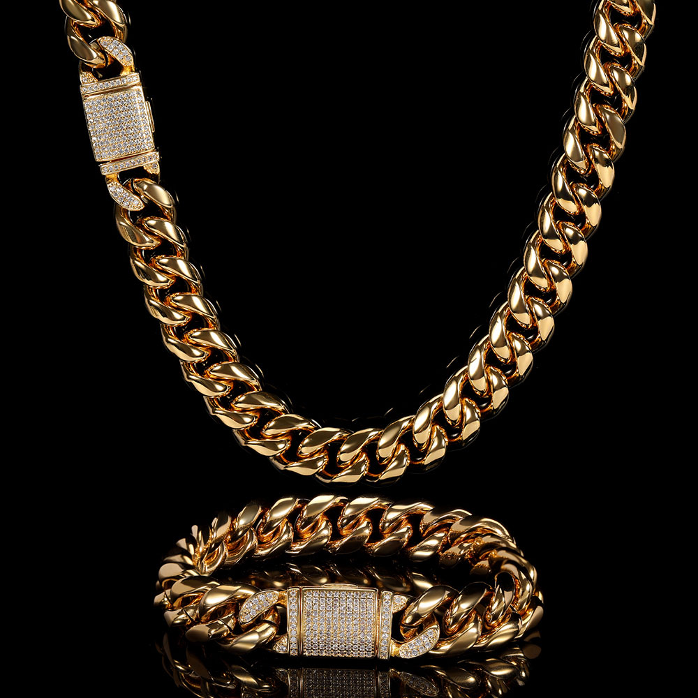 12mm Miami męski kubański łańc – Cuban Link Chain 12Mm recenzja i cena