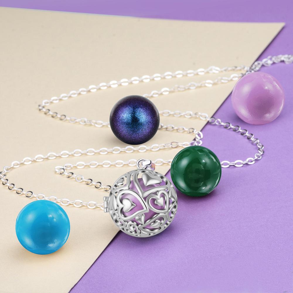 Eudora 20mm Harmony Ball Wisio – Heart Locket Necklace Photo recenzja i cena