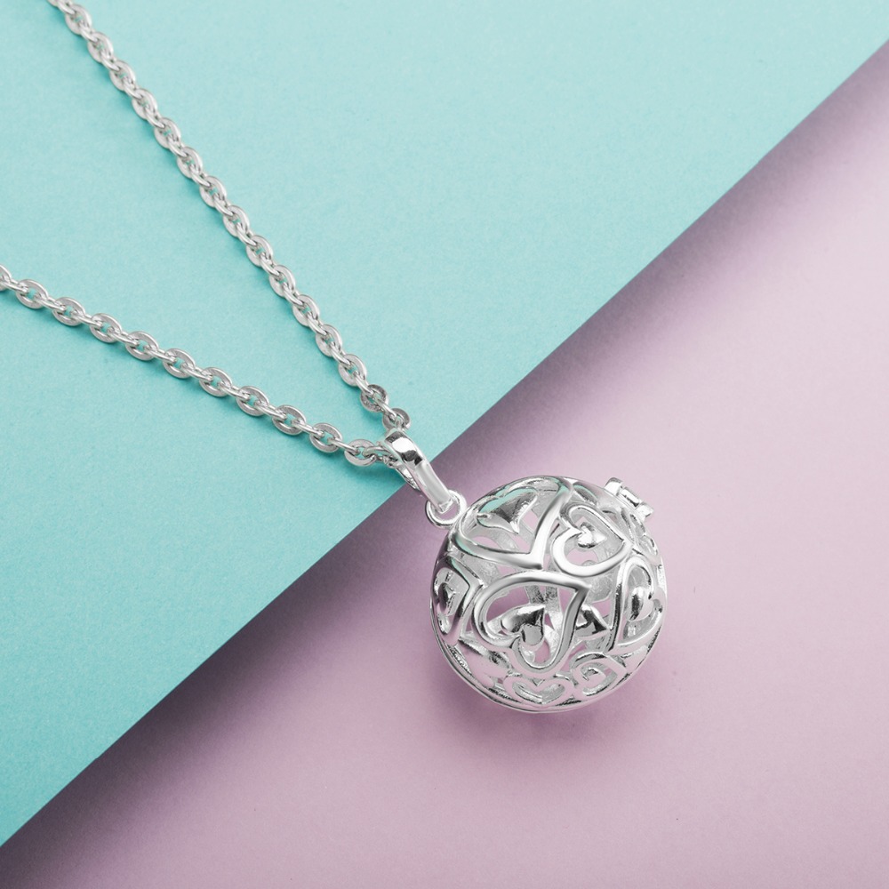 Eudora 20mm Harmony Ball Wisio – Heart Locket Necklace Photo recenzja i cena