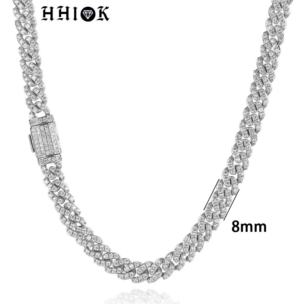 Naszyjnik damski z cyrkoniami  – Cuban Link Chain 12Mm recenzja i cena