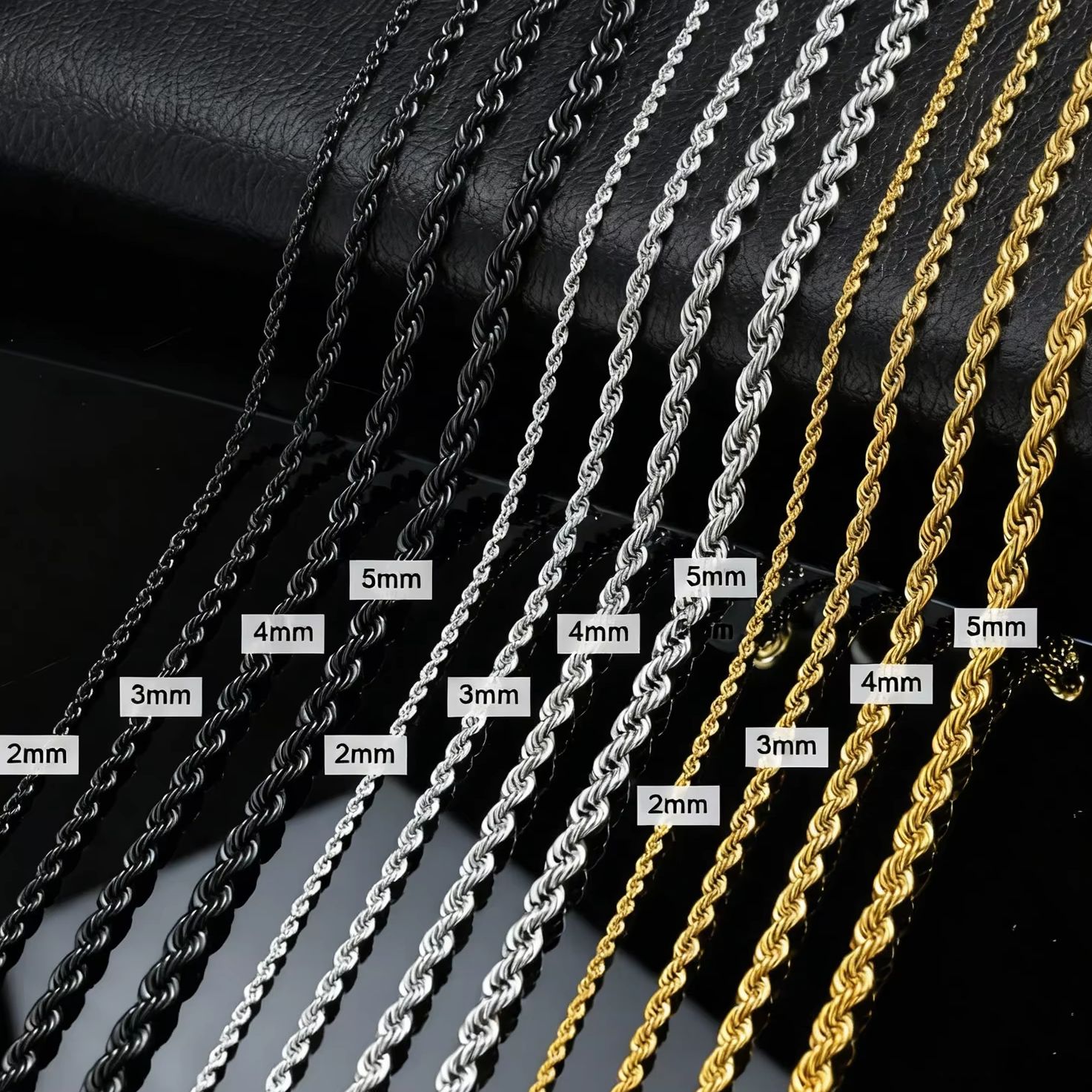 Męskie liny długi naszyjnik st – Cuban Link Chain 12Mm recenzja i cena