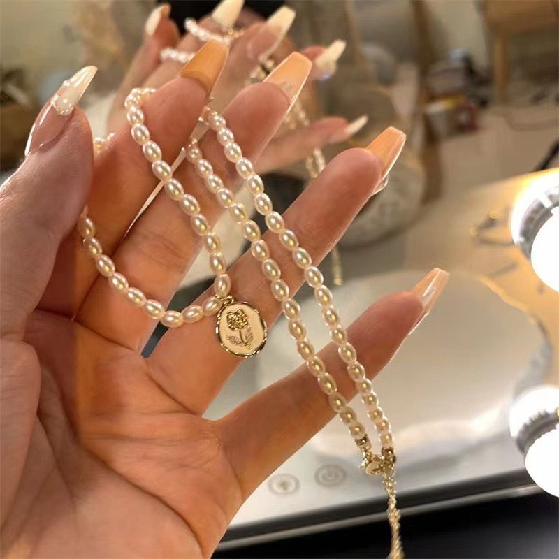Francuski Vintage imitacja bar – Pearl Choker Necklace Vintage recenzja i cena