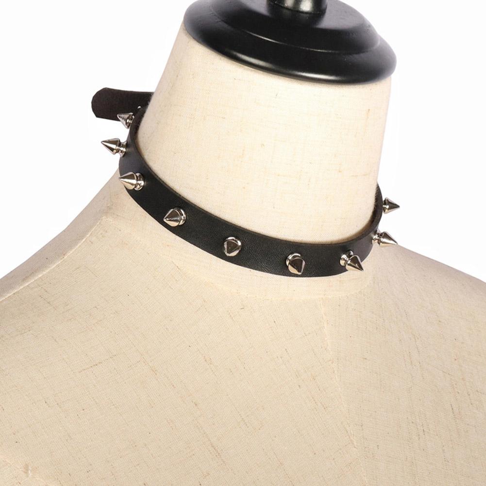 Czarny naszyjnik choker z ekos – Goth Punk Spike Choker recenzja i cena